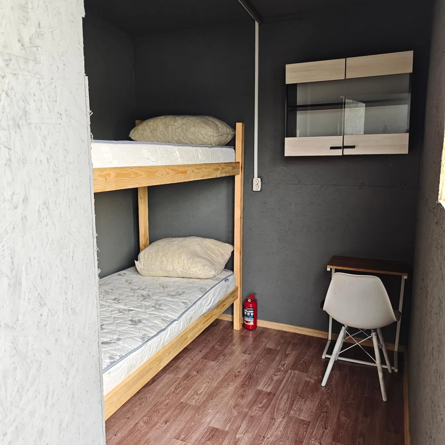 Домик двухместный с беседкой